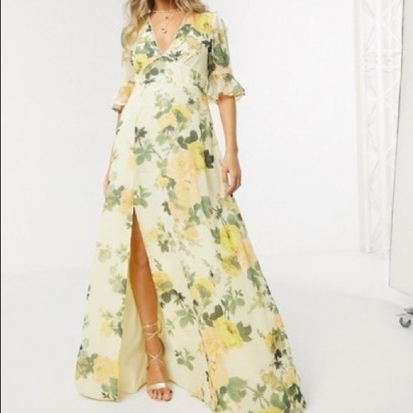 ASOS - Hope & Ivy Maxi Tea Dress